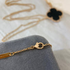 Dream CLOVER 25MM NECKLACE GOLD ONYX