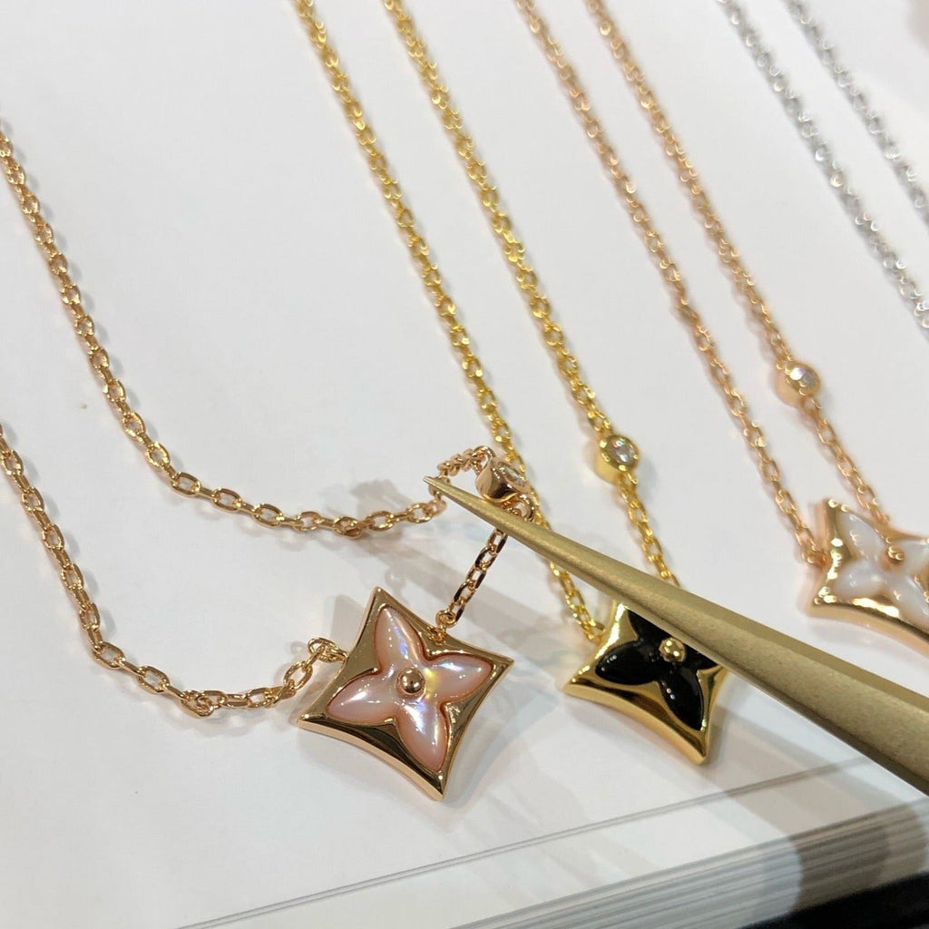 Dream STAR BLACK MOP NECKLACE