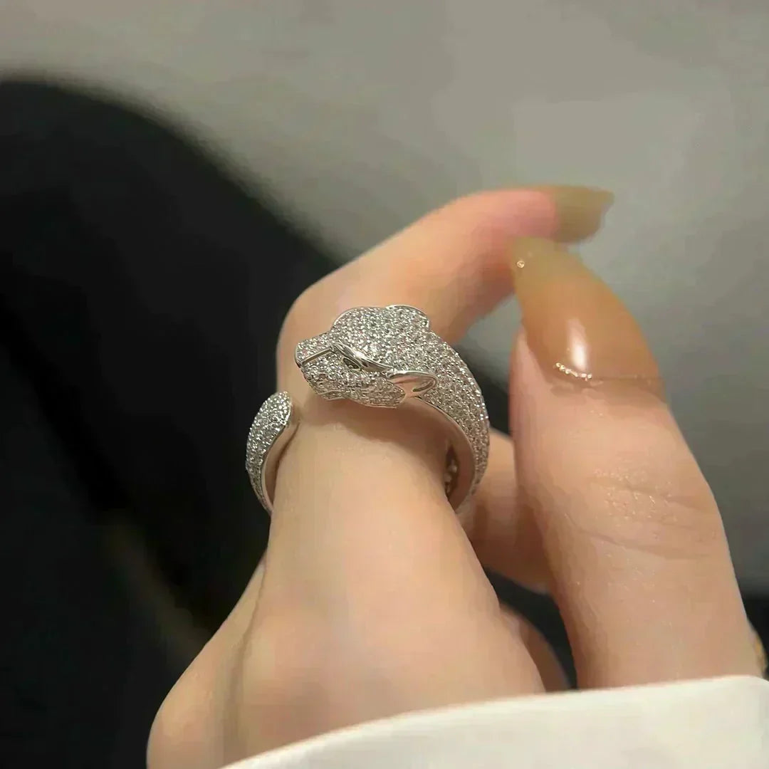 Dream PANTHERE 5.5MM ALL DIAMOND RING