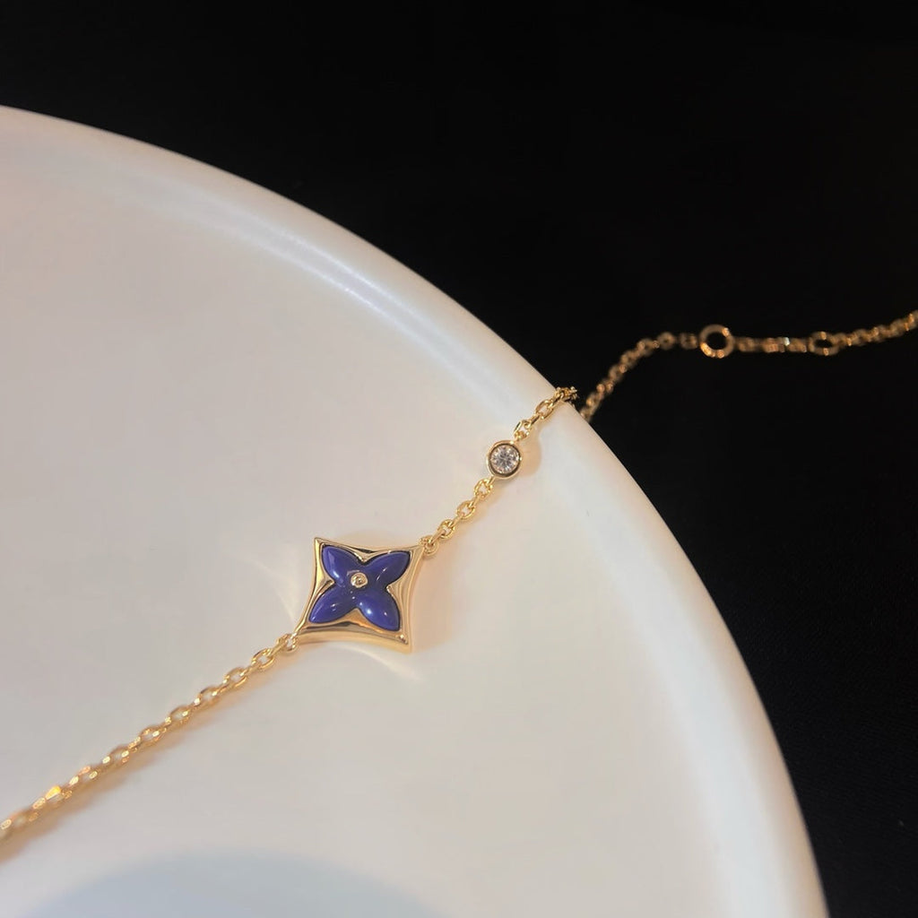ドリーム カラースター ピンクゴールド ダイヤモンドブレスレット