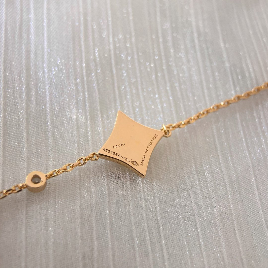 Dream COLOR STAR PINK GOLD DIAMOND BRACELET