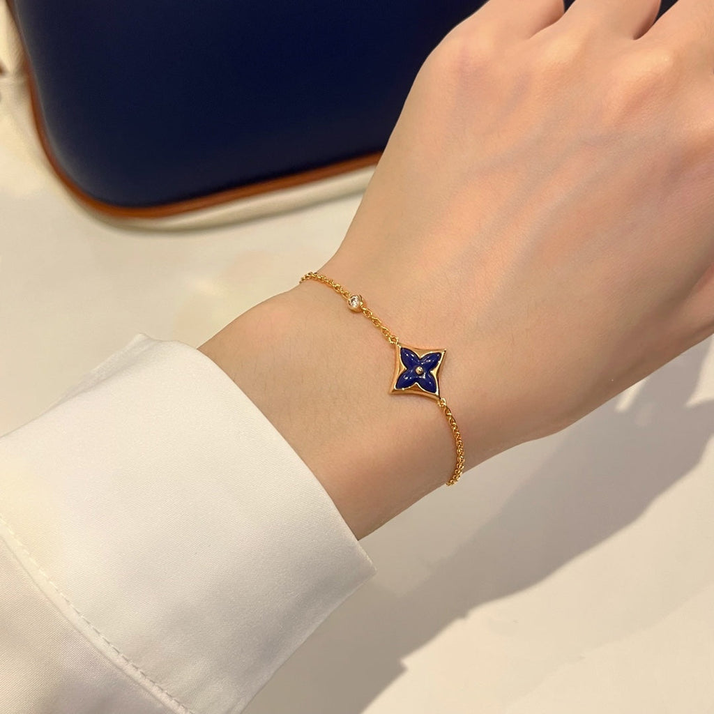 ドリーム カラースター ピンクゴールド ダイヤモンドブレスレット