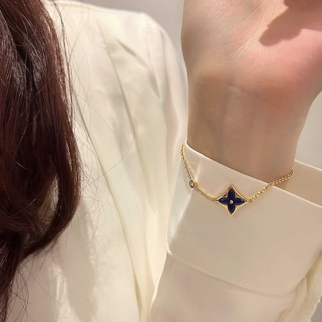 ドリーム カラースター ピンクゴールド ダイヤモンドブレスレット