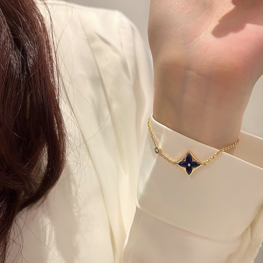 ドリーム カラースター ピンクゴールド ダイヤモンドブレスレット