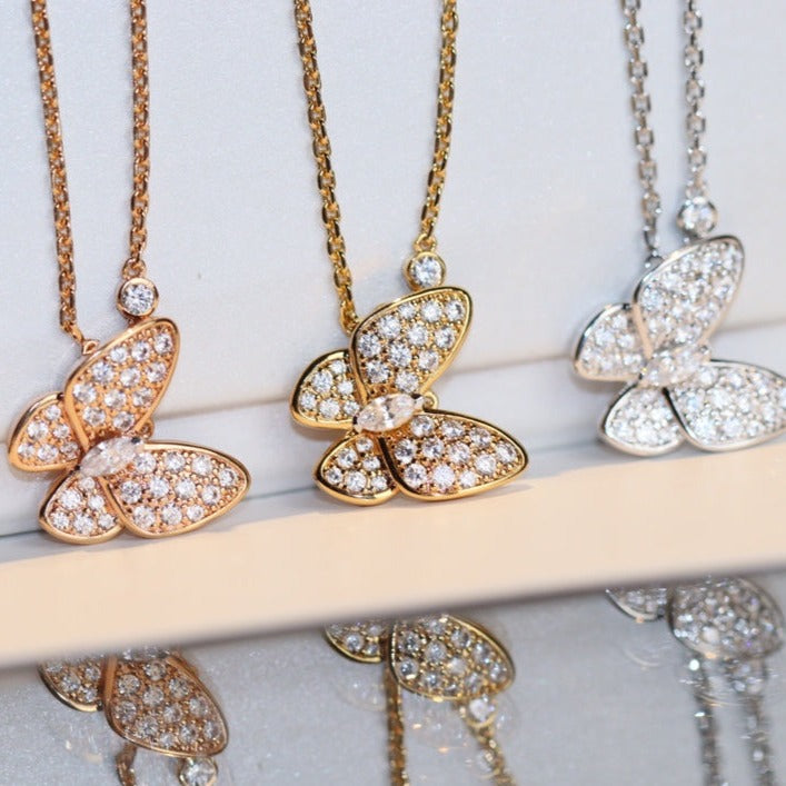 Dream BUTTERFLY DIAMOND NECKLACE