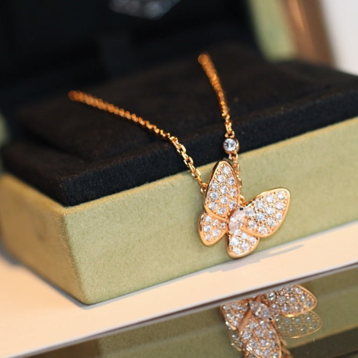 Dream BUTTERFLY DIAMOND NECKLACE