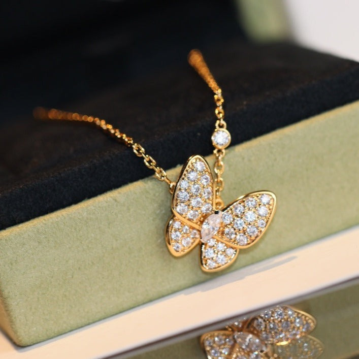 Dream BUTTERFLY DIAMOND NECKLACE