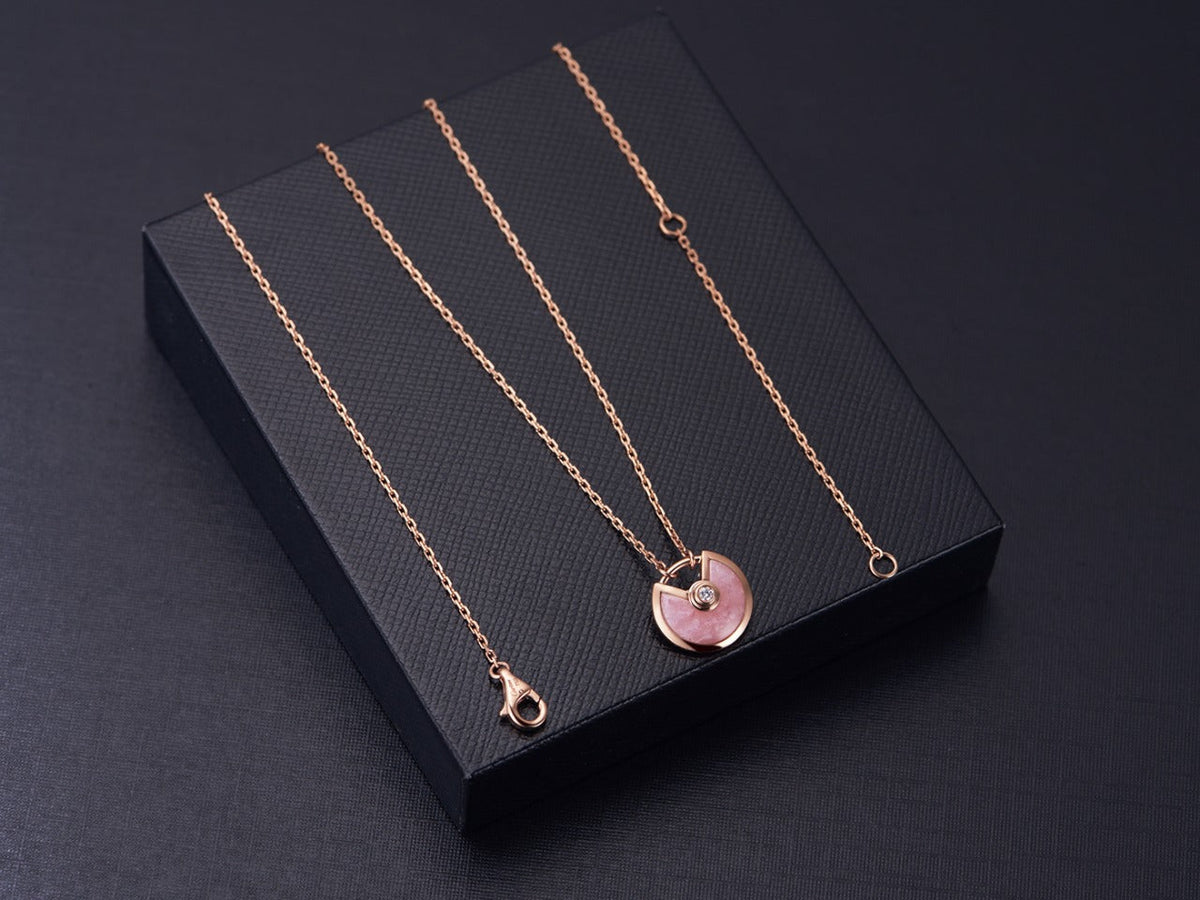 Dream AMULETTE ROSE GOLD PINK MOP NECKLACE
