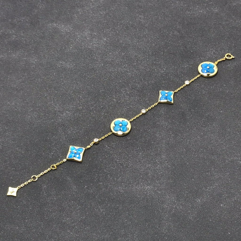Dream STAR AND SUN TURQUOISE 4 MOTIFS 3 DIAMONDS