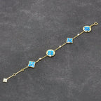 Dream STAR AND SUN TURQUOISE 4 MOTIFS 3 DIAMONDS