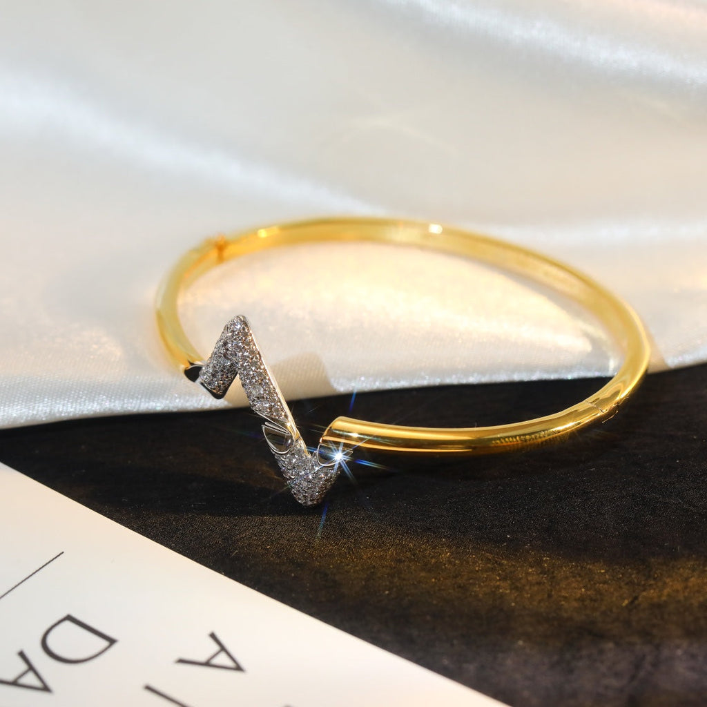 TRAUM VOLTE UPSITE DOWN GOLD DIAMANTARMBAND