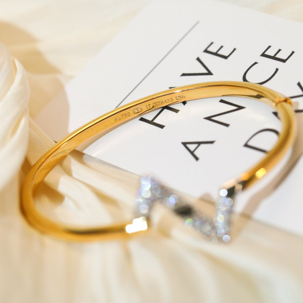 TRAUM VOLTE UPSITE DOWN GOLD DIAMANTARMBAND