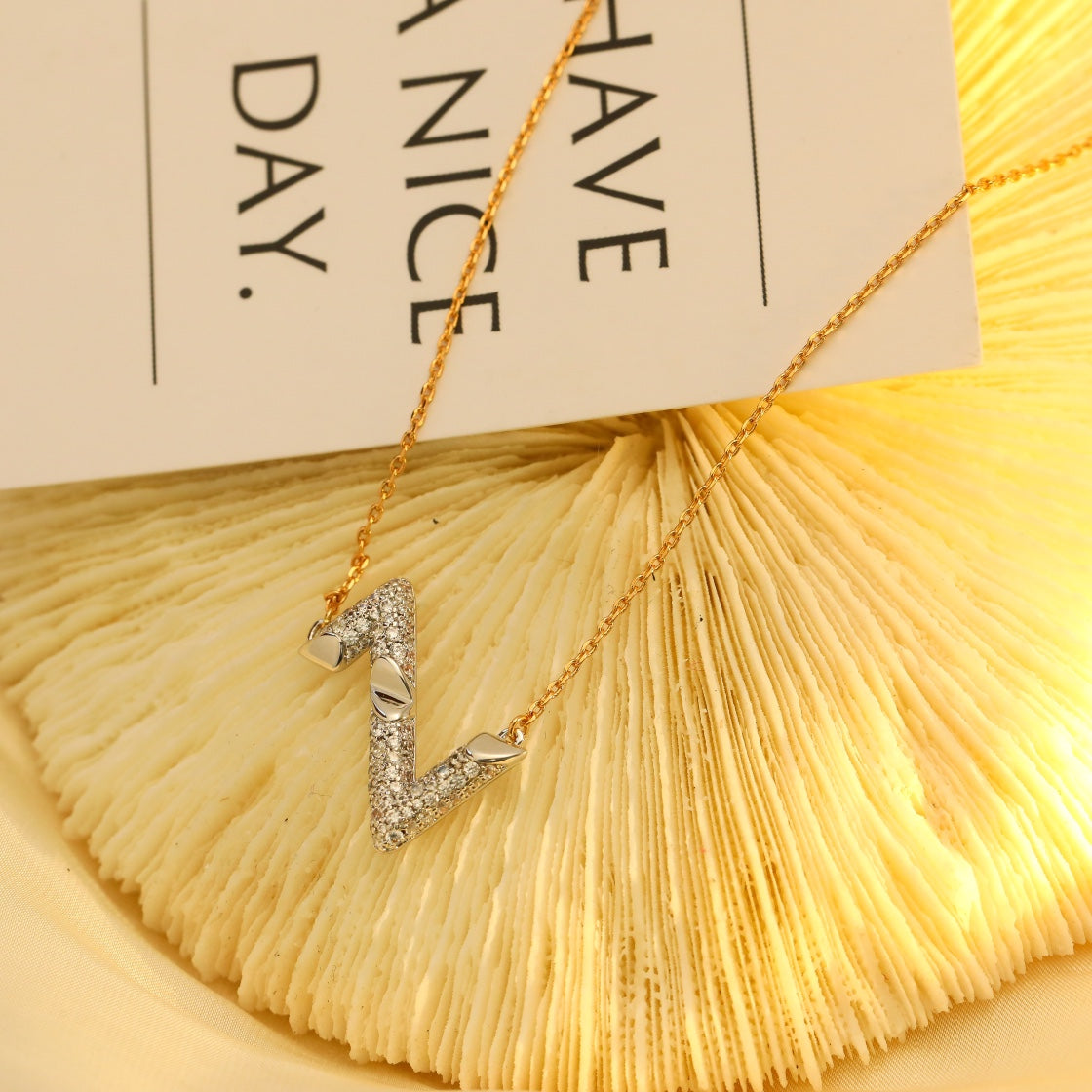 Dream VOLT SILVER DIAMOND PEDANT NECKLACE