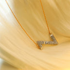 Dream VOLT SILVER DIAMOND PEDANT NECKLACE