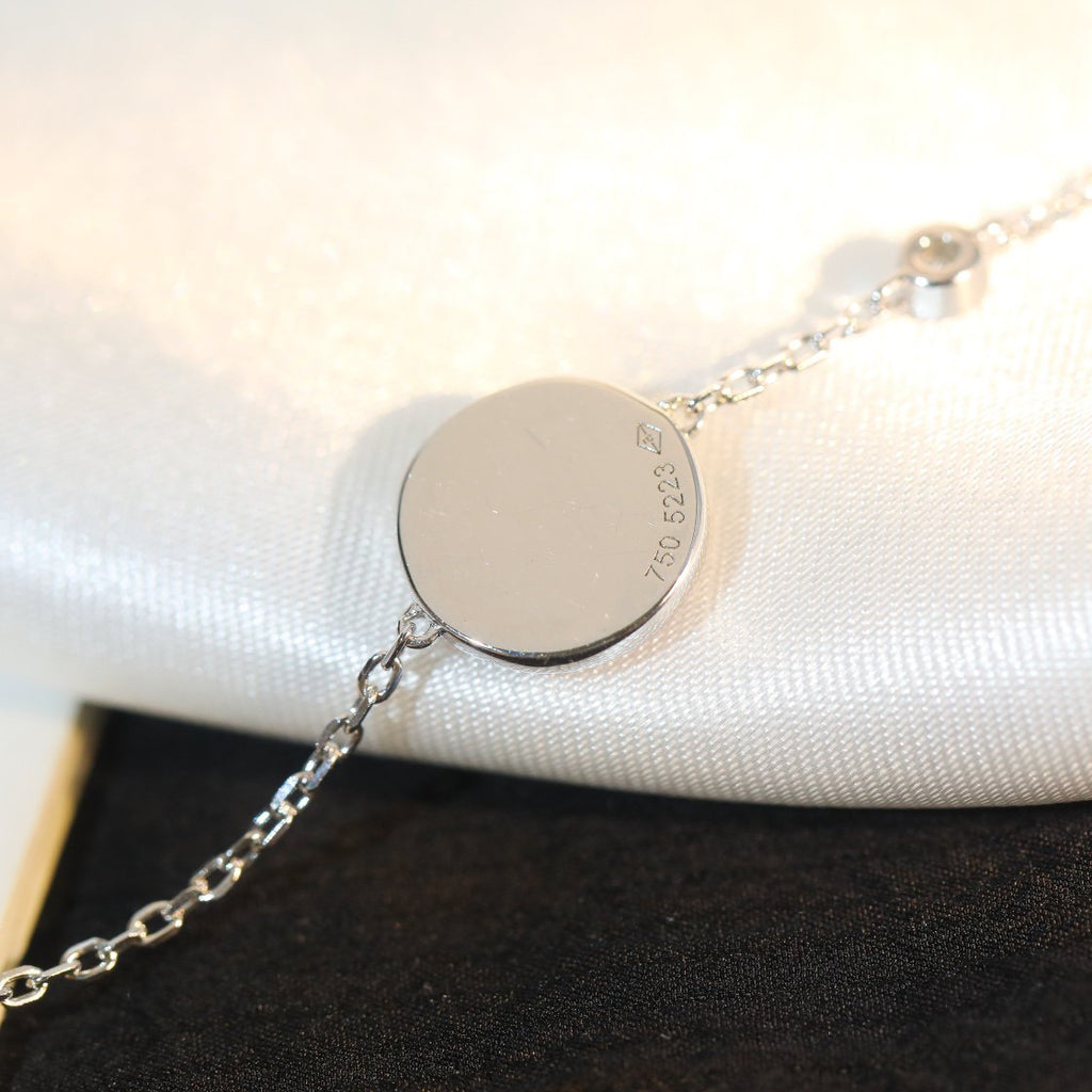 Dream SUN MOTIF PINK MOP SILVER BRACELET