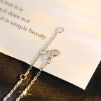 Dream SUN MOTIF PINK MOP SILVER BRACELET