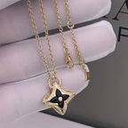 Dream STAR PEDANT PINK GOLD DIAMOND NECKLACE