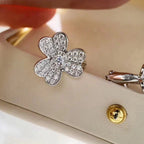 Dream CLOVER COMOS DIAMOND EARRINGS SILVER