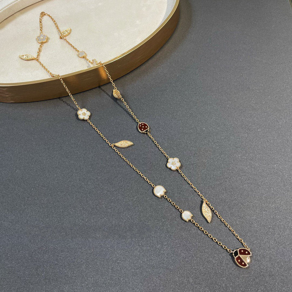 LUCKY SPRING 15 MOTIVE HALSKETTE AUS GOLD