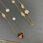LUCKY SPRING 15 MOTIVE HALSKETTE AUS GOLD