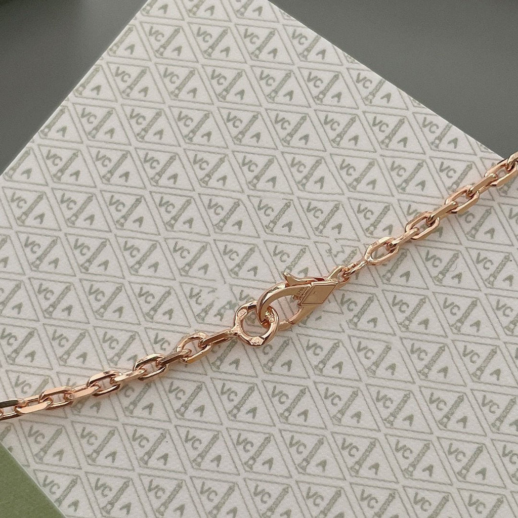 Dream LUCKY SPRING 15 MOTIFS ROSE GOLD NECKLACE