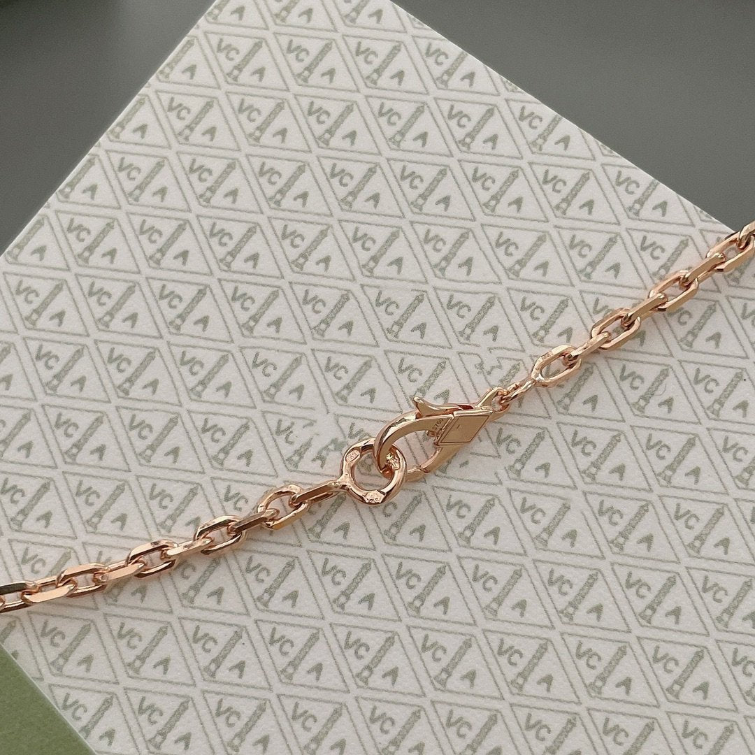Dream LUCKY SPRING 15 MOTIFS ROSE GOLD NECKLACE