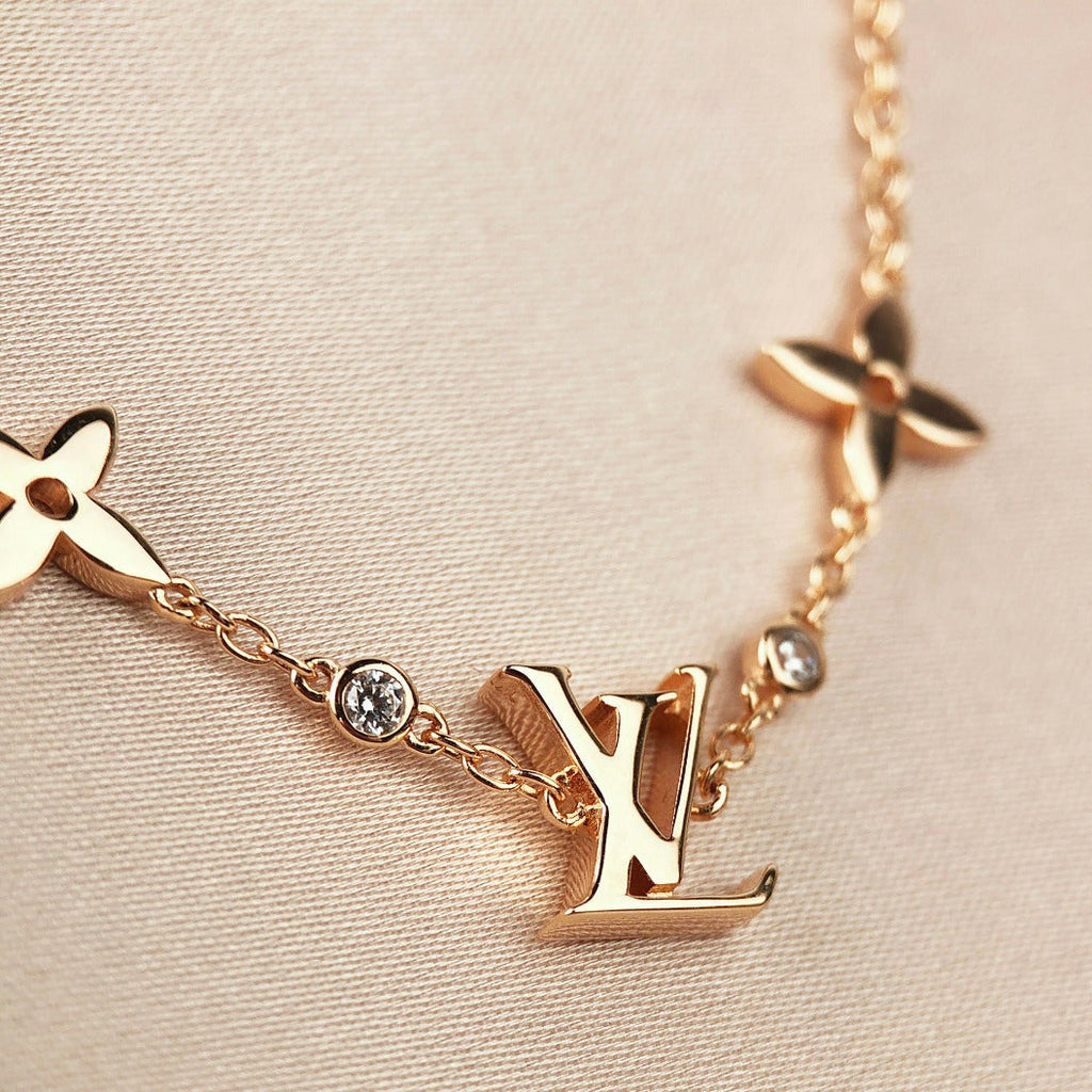 Dream STAR AND SUN 7 MOTIFS GOLD BRACELET
