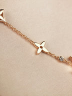 Dream STAR AND SUN 7 MOTIFS GOLD BRACELET