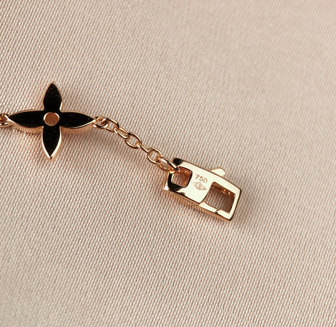 Dream STAR AND SUN 7 MOTIFS GOLD BRACELET