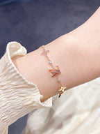 Dream STAR AND SUN 7 MOTIFS GOLD BRACELET