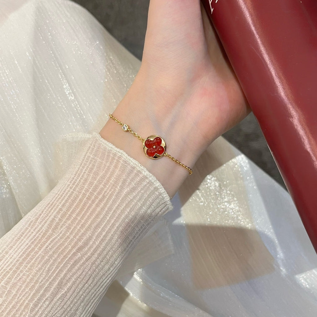 Dream SUN PEDANT CARNELIAN BRACELET
