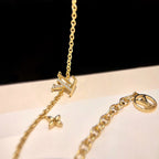Dream LOGO STAR MOTIF GOLD BRACELET