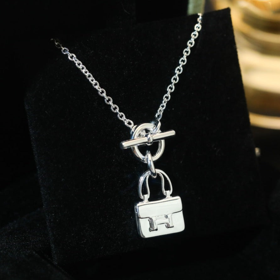 Dream POP H PEDANT SILVER NECKLACE