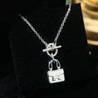 Dream POP H PEDANT SILVER NECKLACE