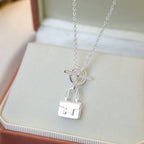 Dream POP H PEDANT SILVER NECKLACE