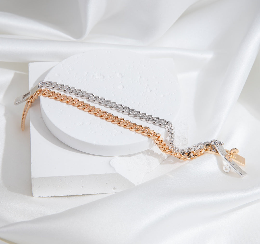 Dream KELLY CHAIN SILVER DIAMOND BRACELET