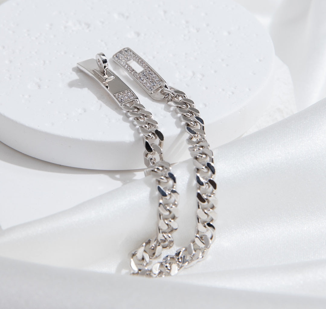 Dream KELLY CHAIN SILVER DIAMOND BRACELET