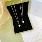 DREAM CLOVER MINI KETTE, 9,5 MM, WEISSES PERLMUTT