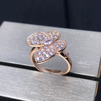 Traum SCHMETTERLING ROSÉGOLD DIAMANT-RING