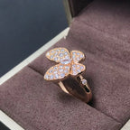Traum SCHMETTERLING ROSÉGOLD DIAMANT-RING