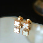 Dream CLOVER MINI 9.5MM WHITE MOP EARRINGS