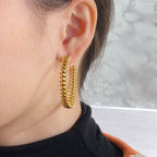 Dream CLASH LARGE HOOP EARRINGS
