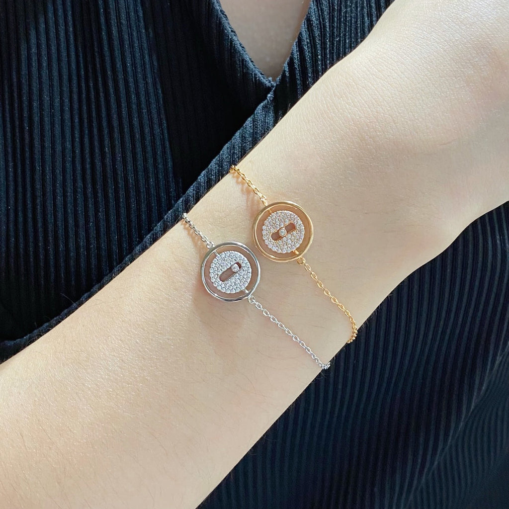[Dream]LUCKY MOVE ARMBAND MIT DIAMANTBESATZ