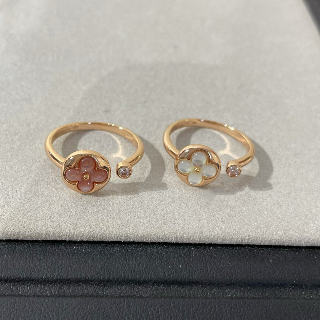 Dream SUN 1 DIAMOND PINK MOP RING