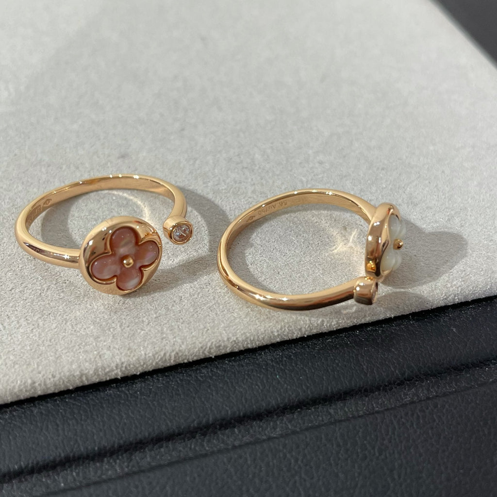 Dream SUN 1 DIAMOND PINK MOP RING