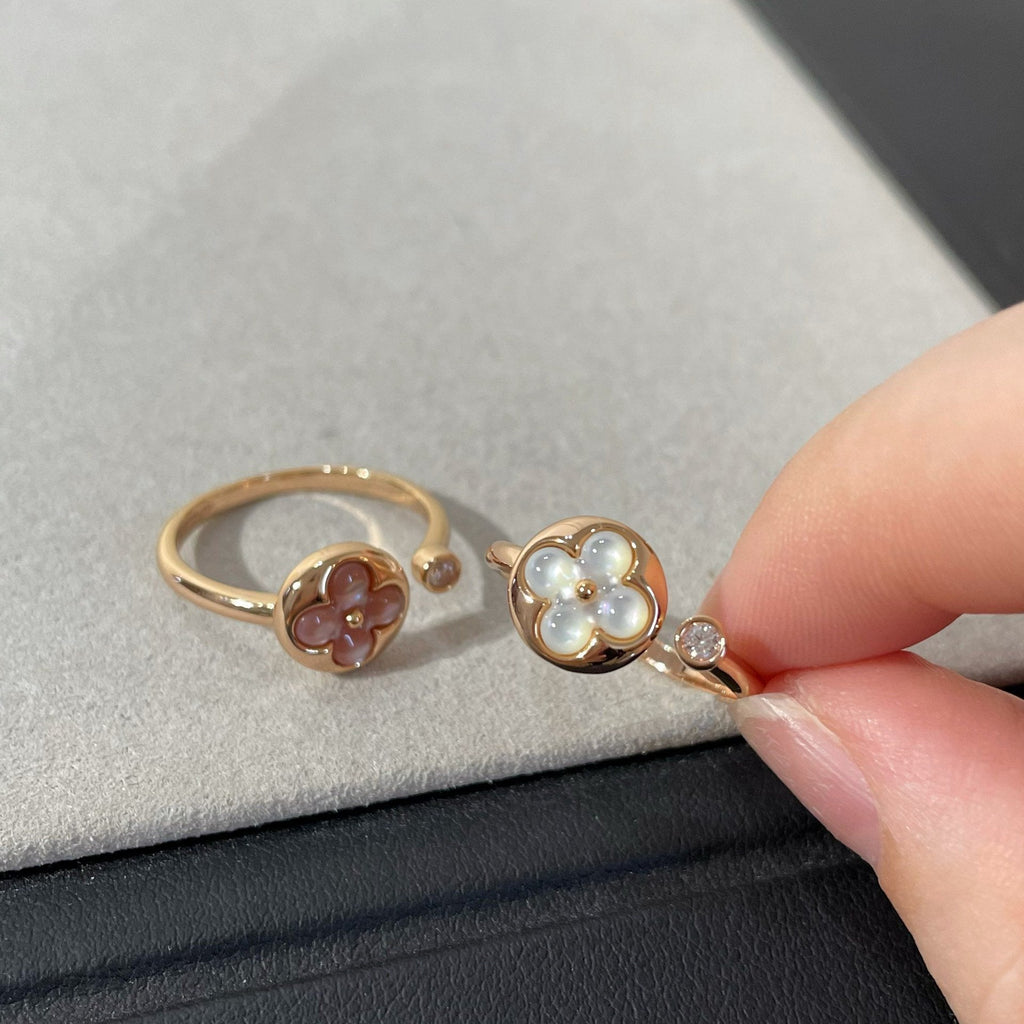 Dream SUN 1 DIAMOND PINK MOP RING
