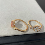 Dream SUN 1 DIAMOND PINK MOP RING