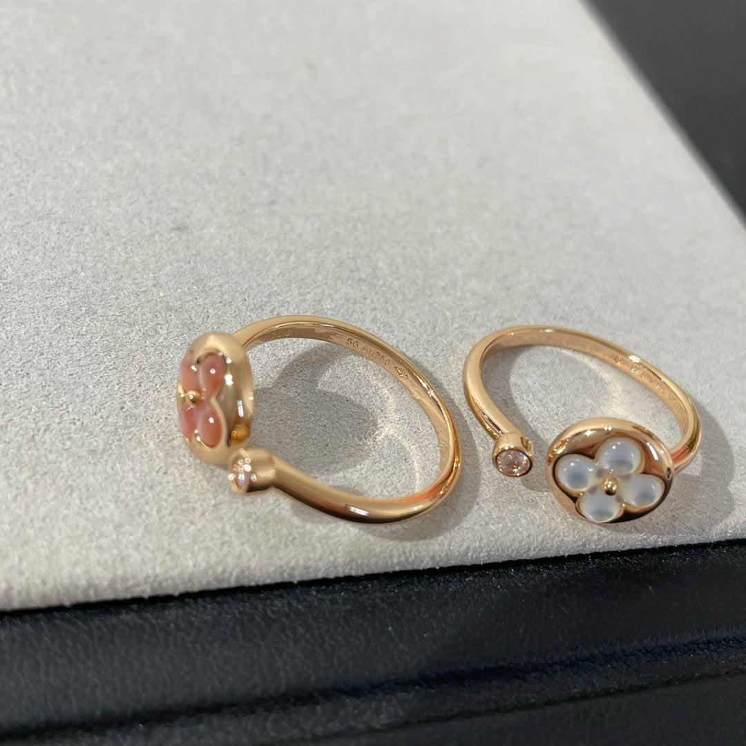 Dream SUN 1 DIAMOND PINK MOP RING