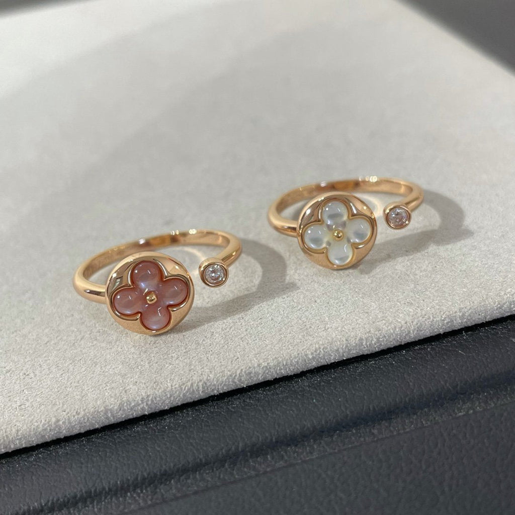 Dream SUN 1 DIAMOND PINK MOP RING