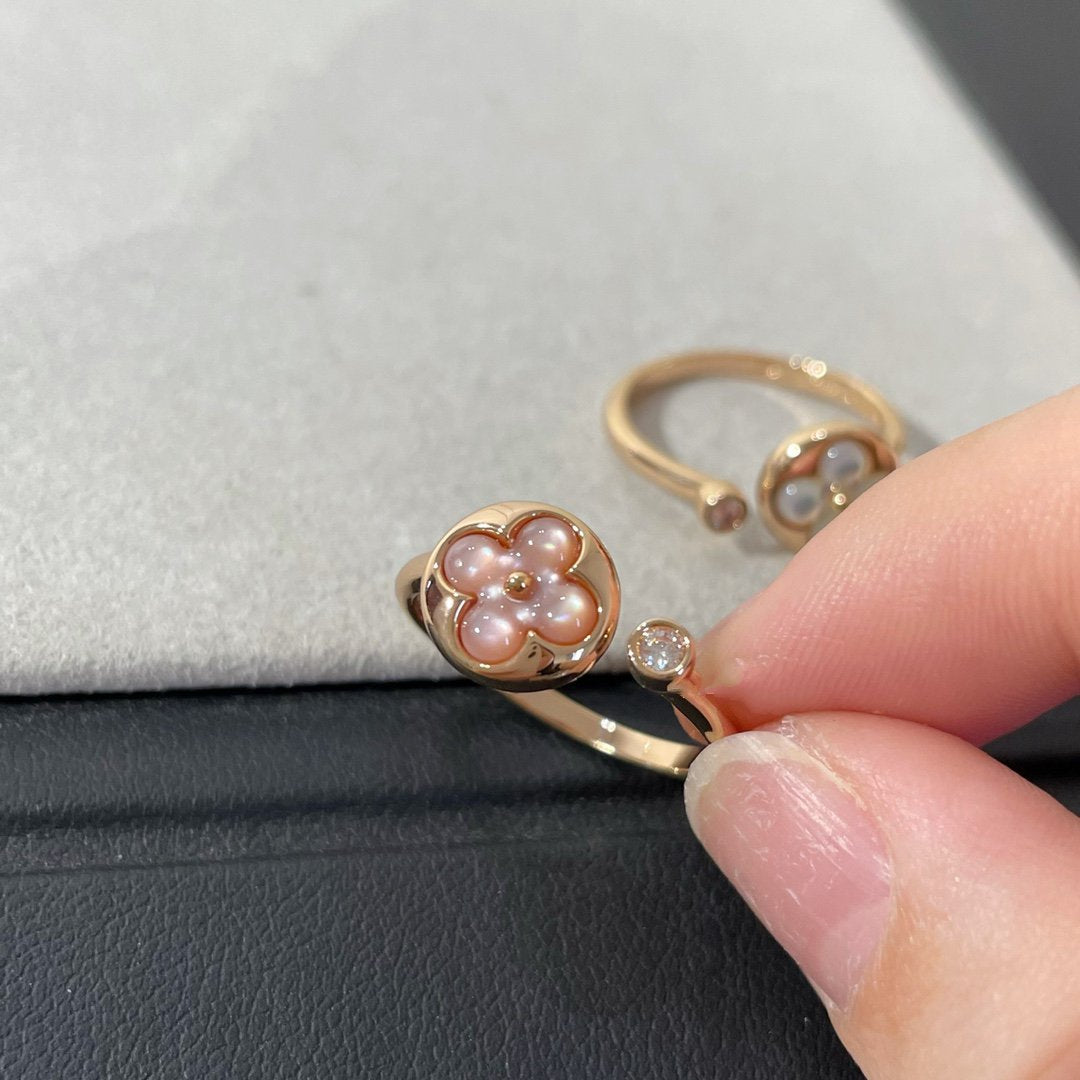 Dream SUN 1 DIAMOND PINK MOP RING